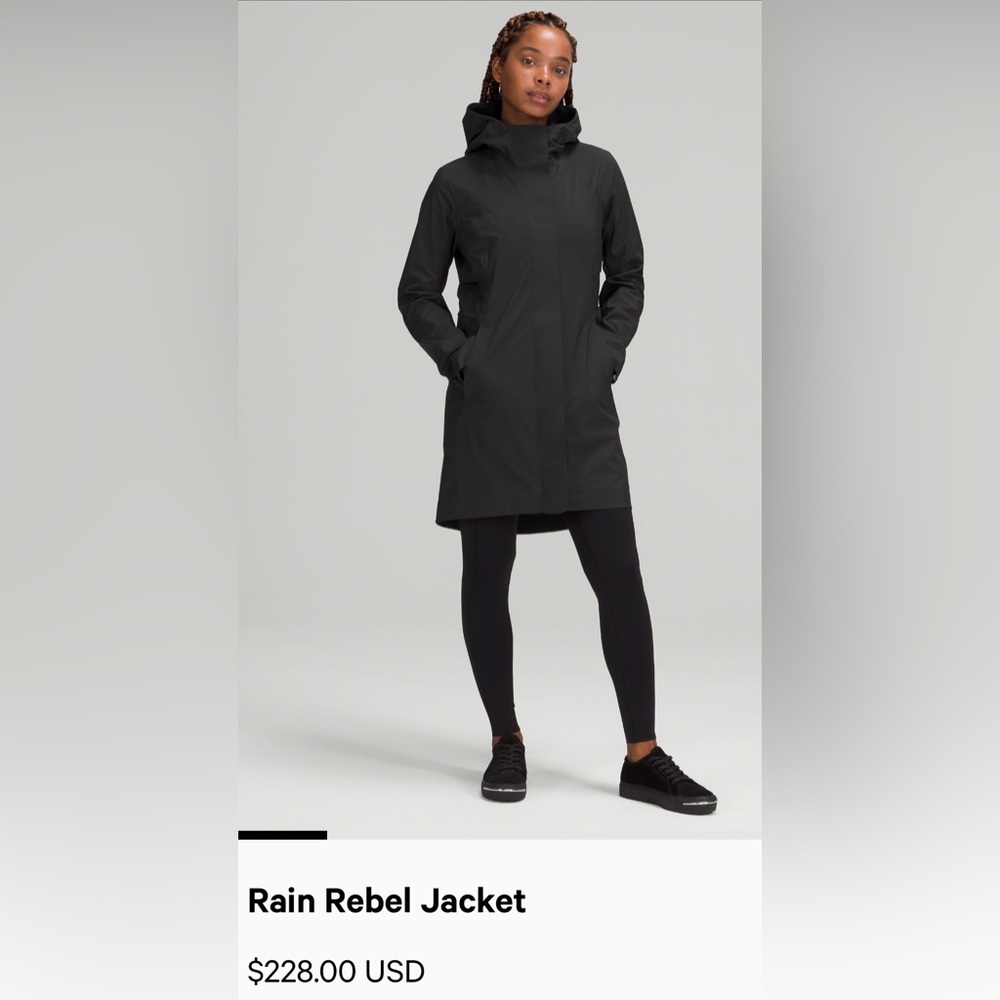NWT lululemon Rain Rebel Jacket 6
